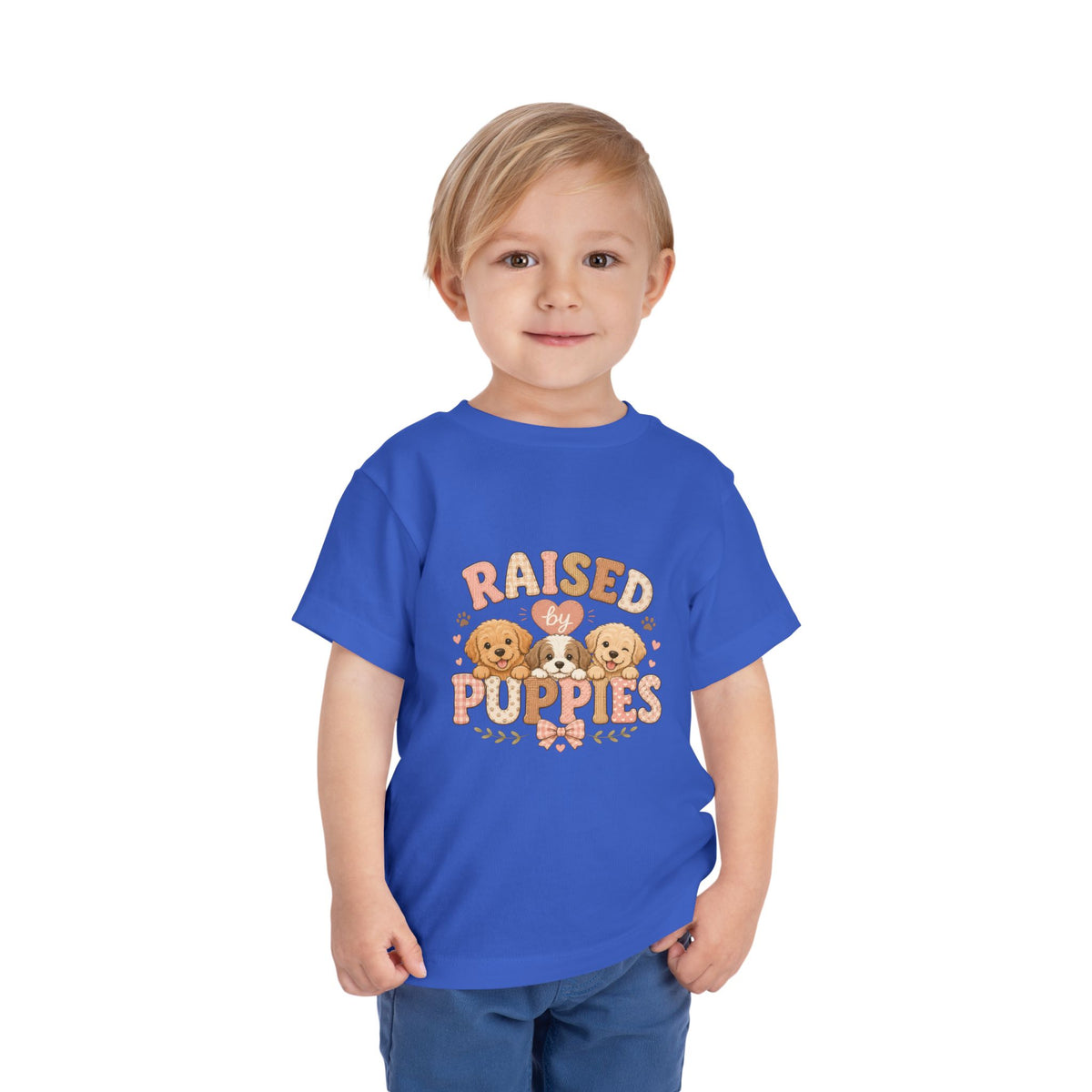 Raised by Puppies Toddler Tee