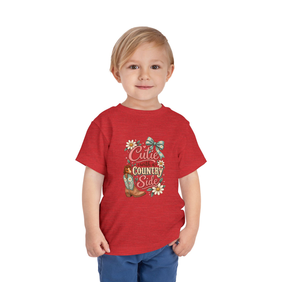 Cutie with a Country Side Toddler Tee