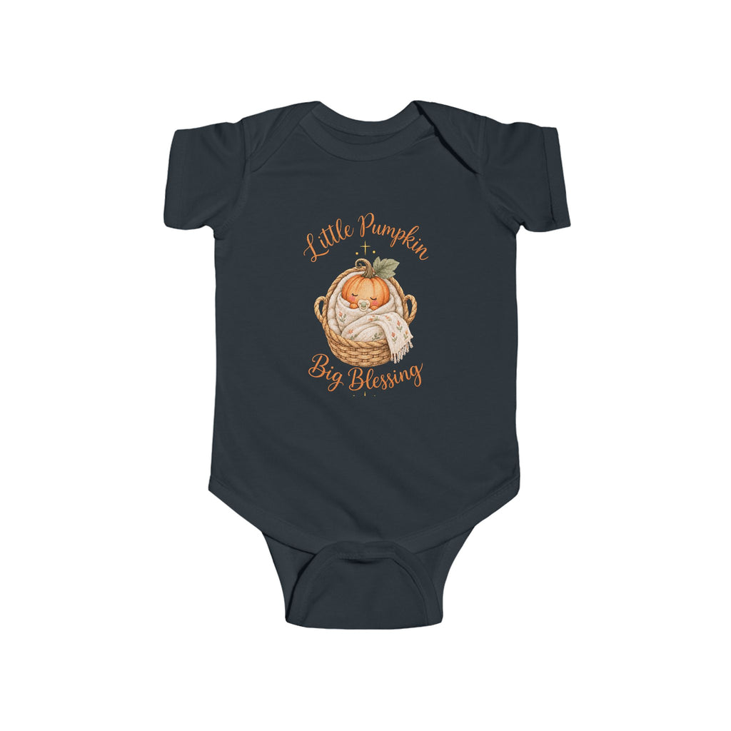 Little Pumpkin Big Blessing Infant onesie