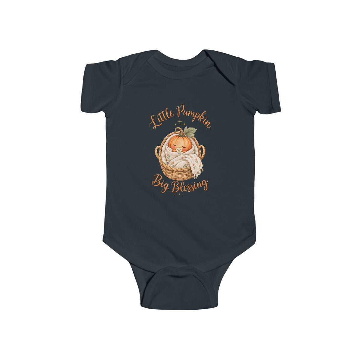 Little Pumpkin Big Blessing Infant onesie