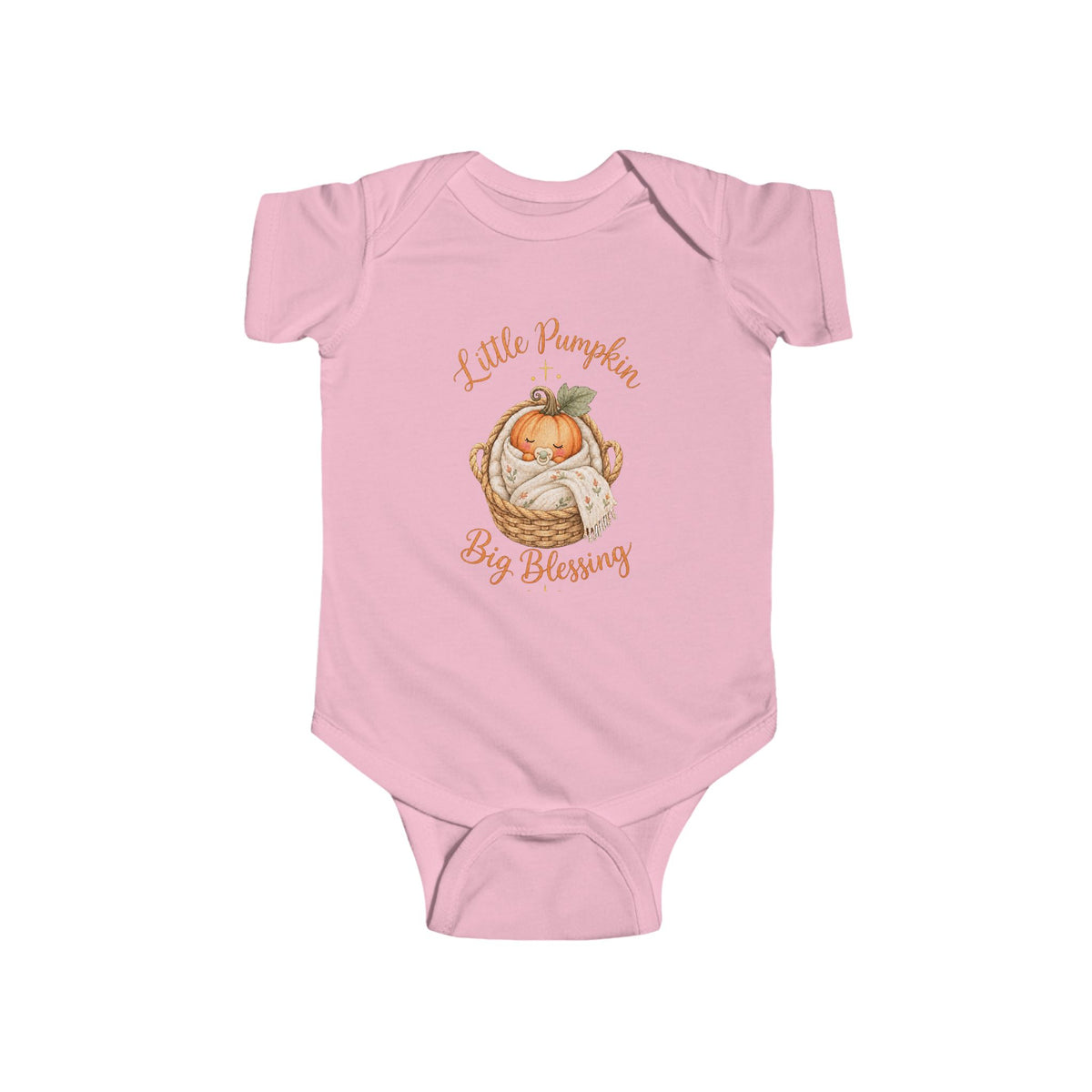Little Pumpkin Big Blessing Infant onesie