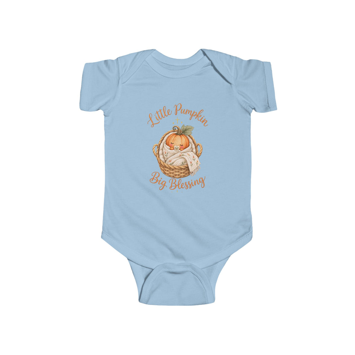 Little Pumpkin Big Blessing Infant onesie