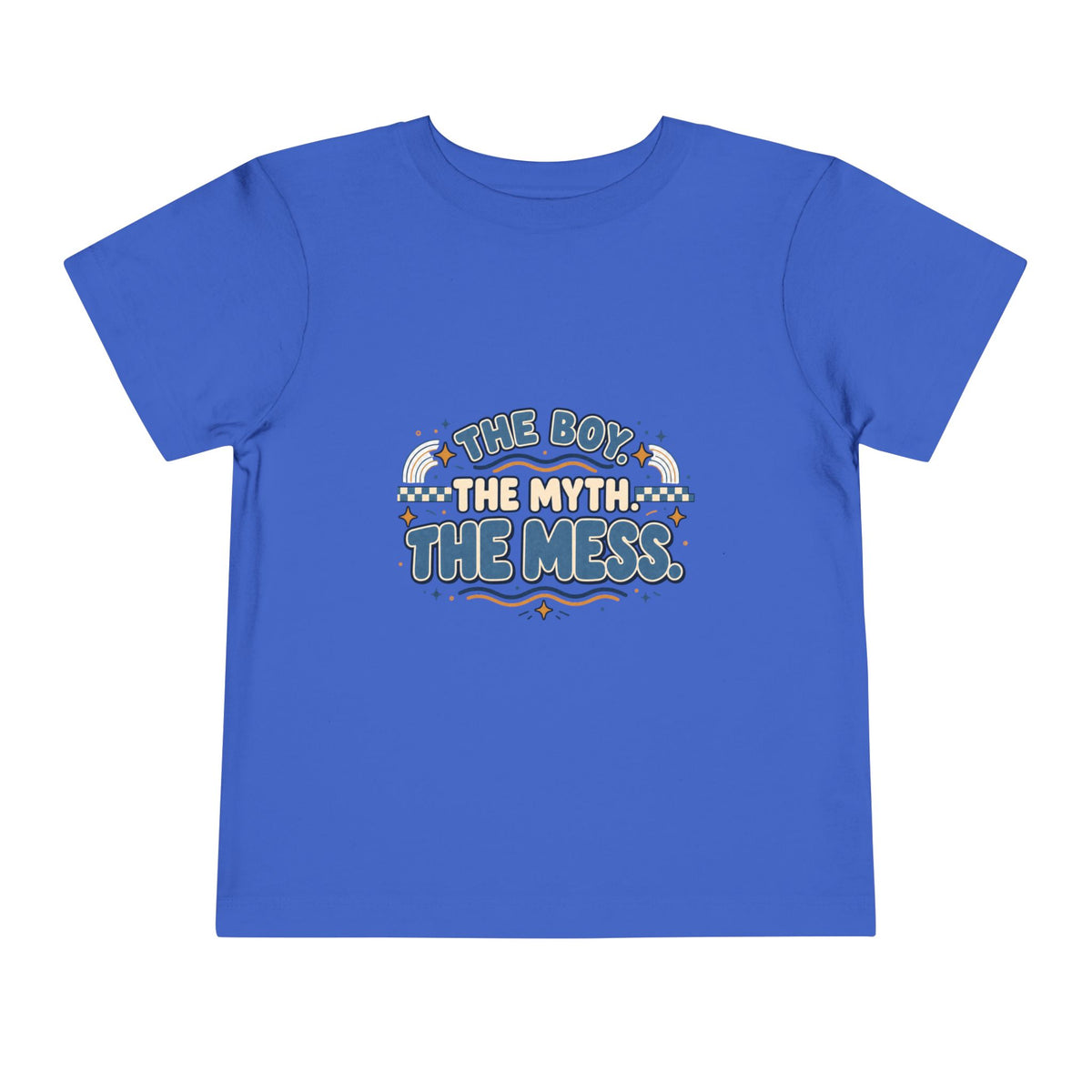 Toddler Tee "The Boy, The Myth, The Mess" — Funny Kids Graphic Shirt
