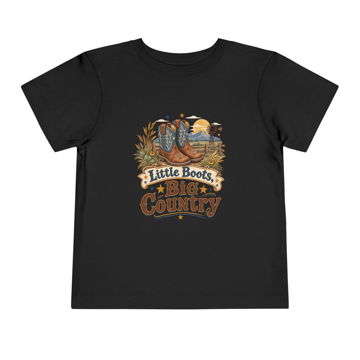 Little Boots Big Country Toddler Tee