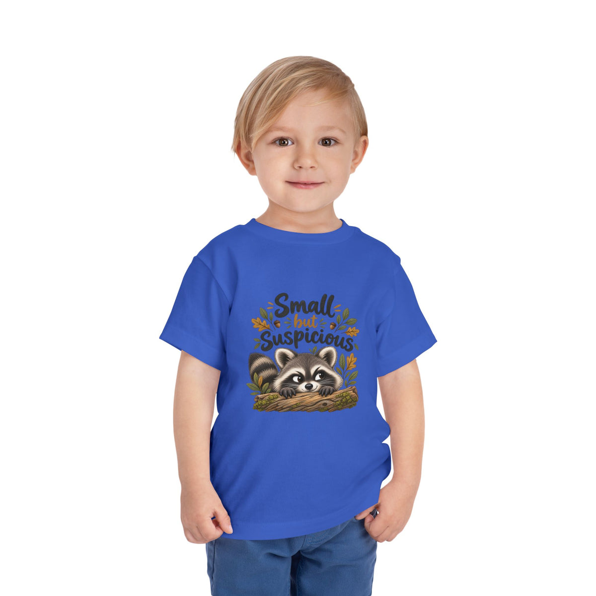 Small but Suspicious Raccoon Toddler Tee