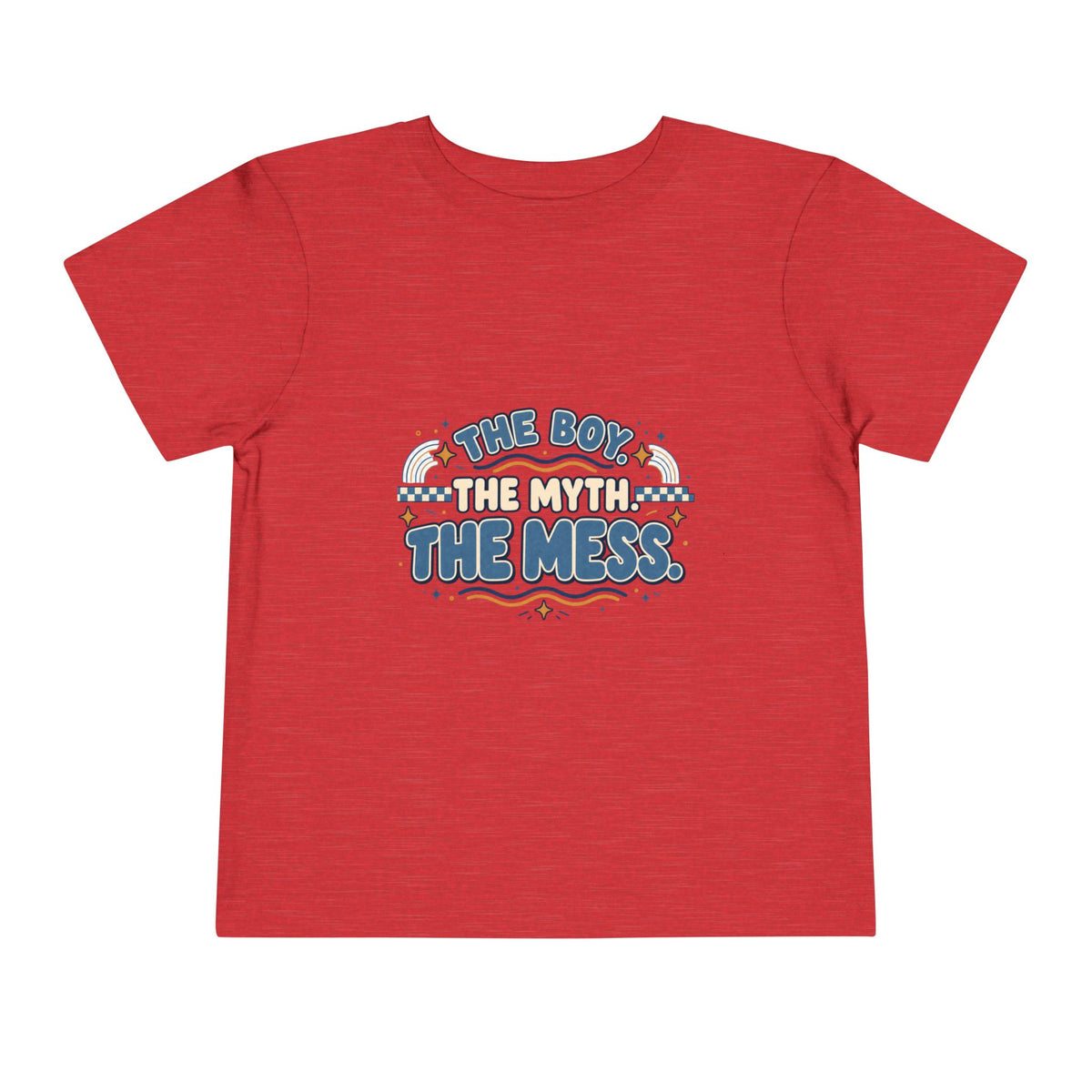 Toddler Tee "The Boy, The Myth, The Mess" — Funny Kids Graphic Shirt