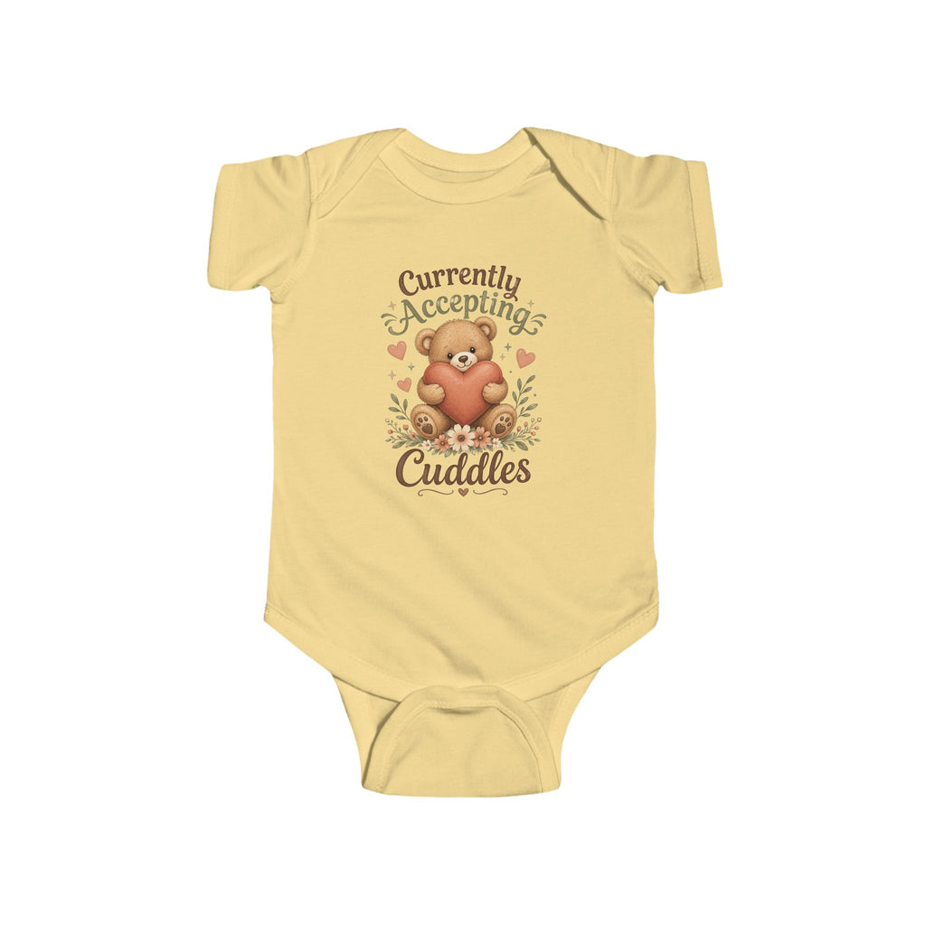Currently Accepting Cuddles Baby Bodysuit