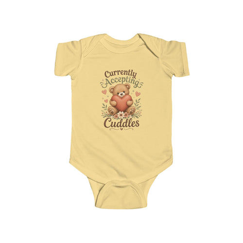 Currently Accepting Cuddles Baby Bodysuit