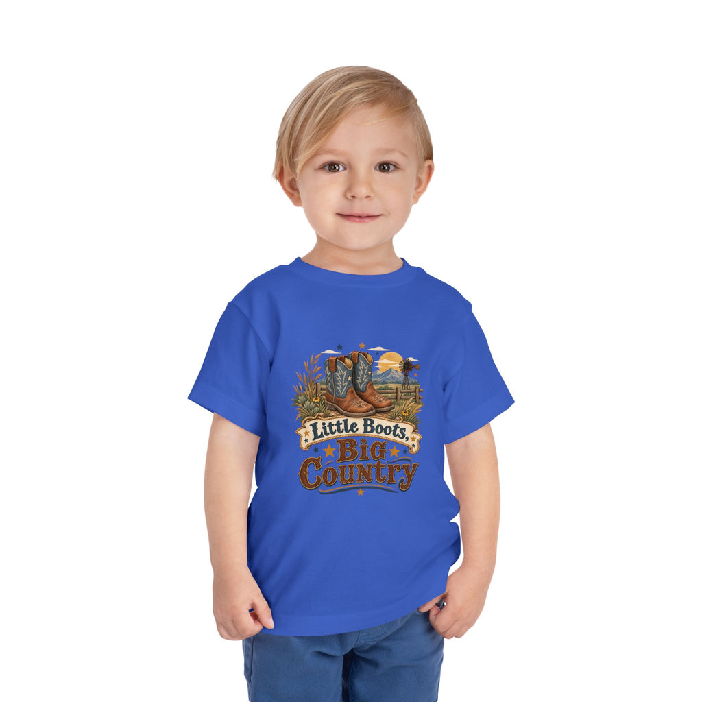Little Boots Big Country Toddler Tee