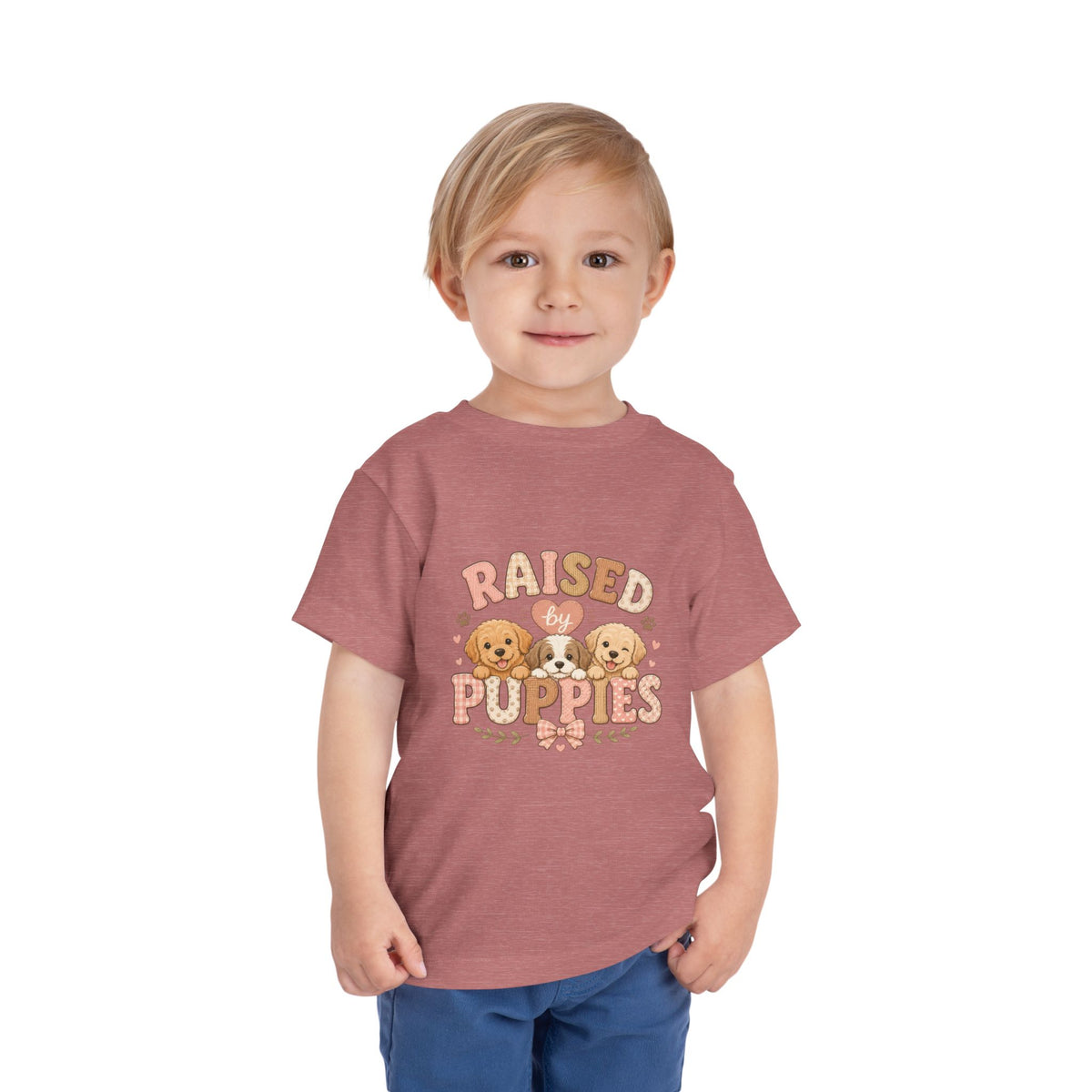Raised by Puppies Toddler Tee