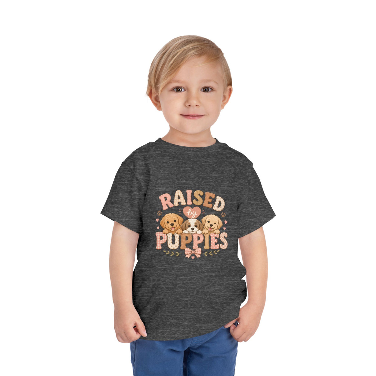 Raised by Puppies Toddler Tee