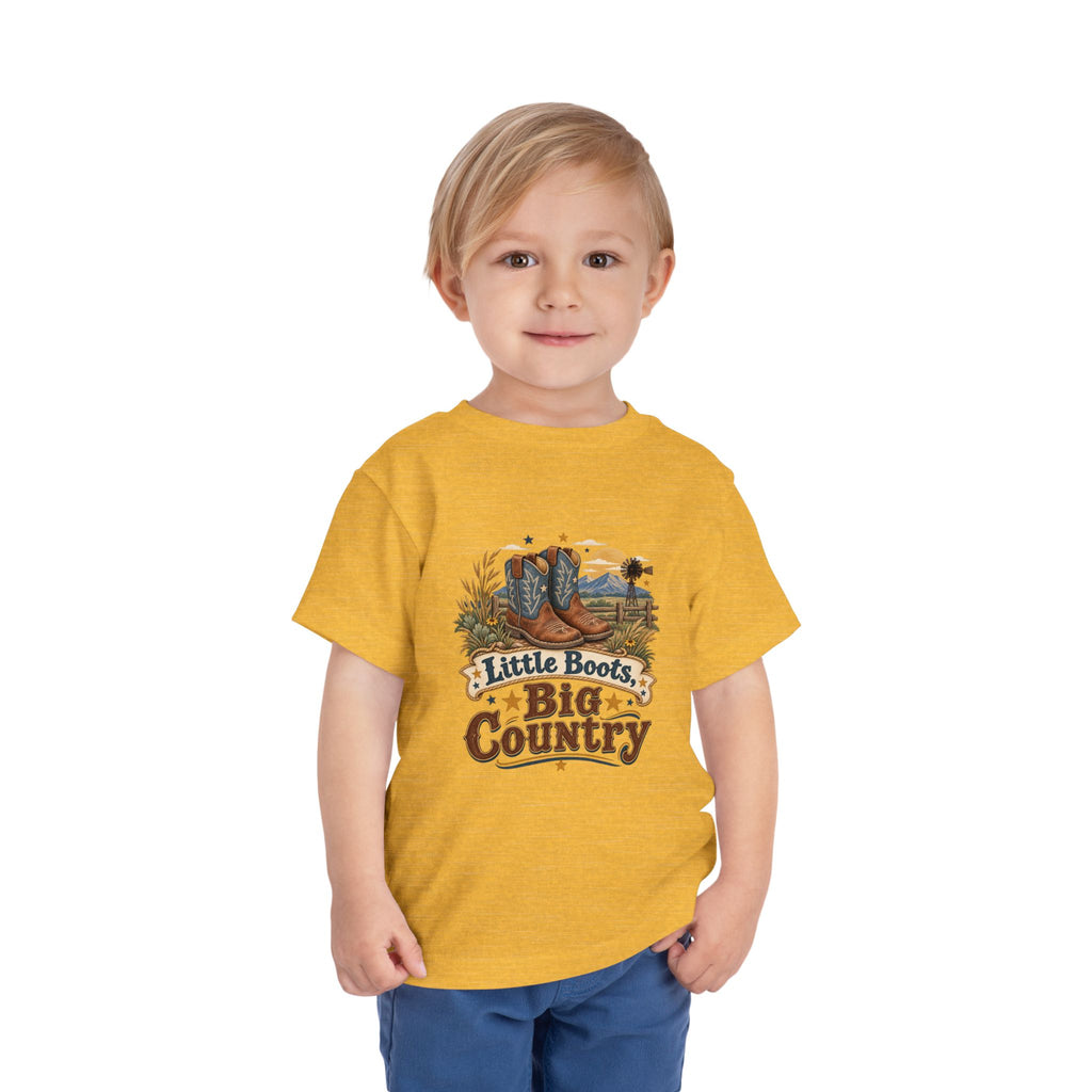 Little Boots Big Country Toddler Tee
