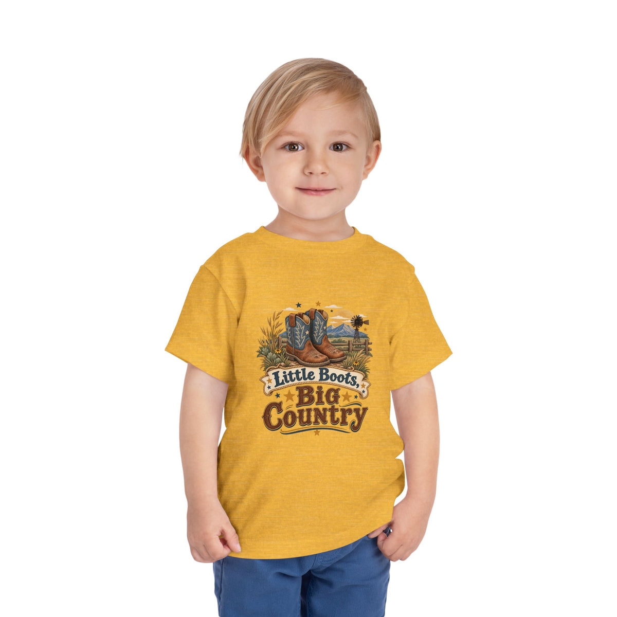 Little Boots Big Country Toddler Tee