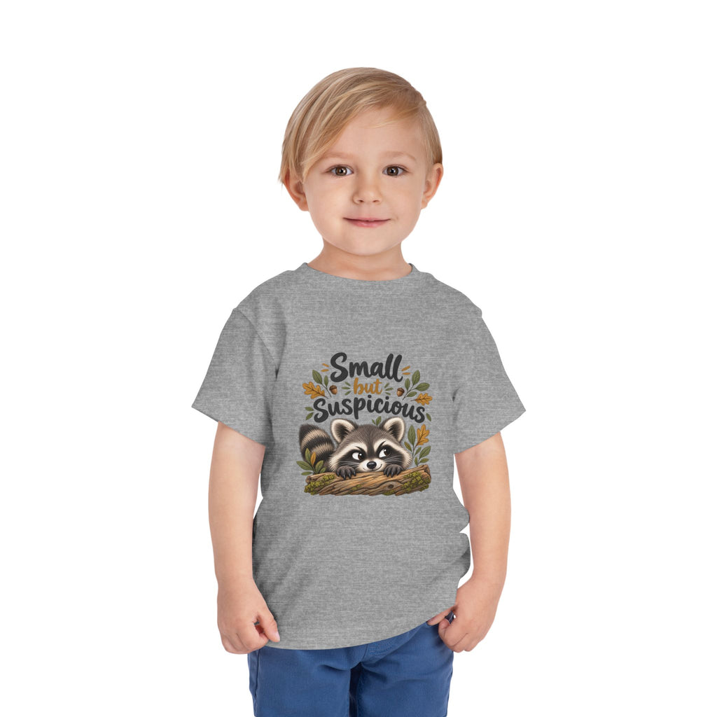 Small but Suspicious Raccoon Toddler Tee