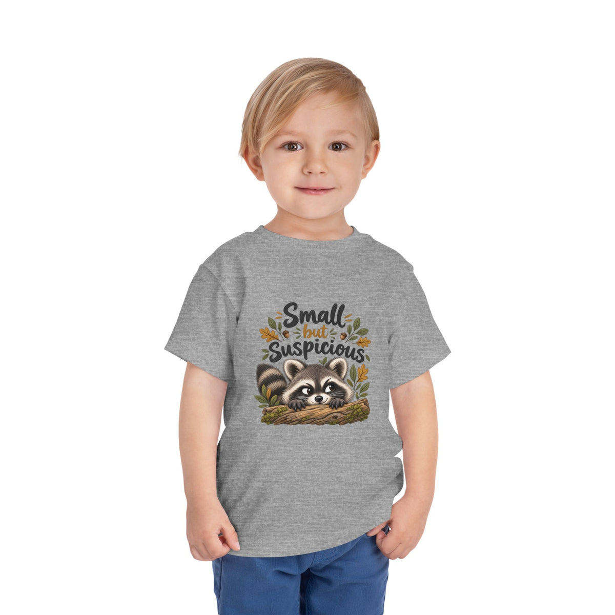 Small but Suspicious Raccoon Toddler Tee