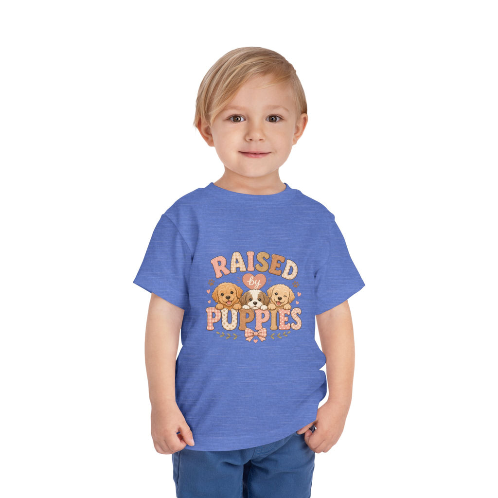 Raised by Puppies Toddler Tee