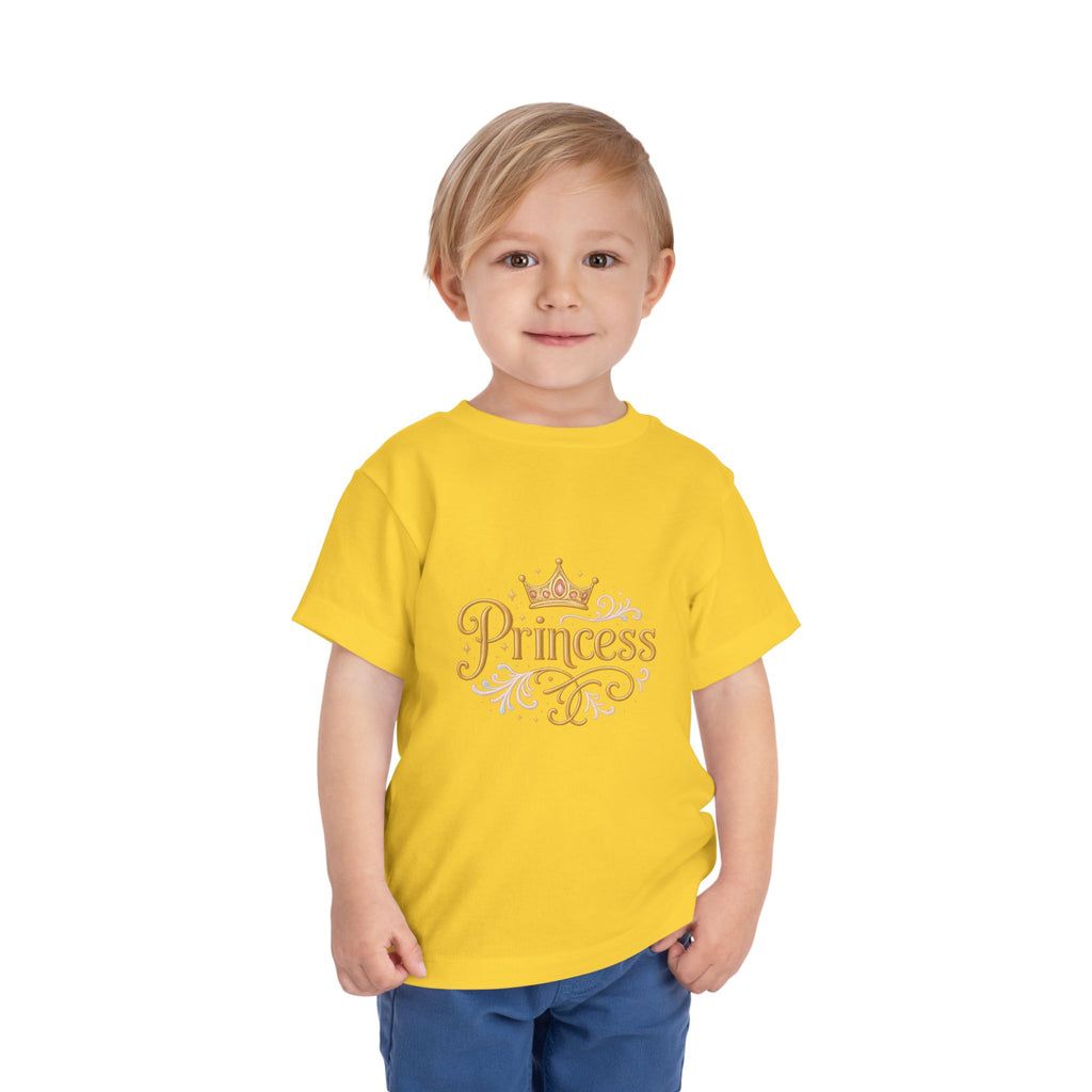 Princess Shirt for Girls, Pink Toddler Graphic Tee, Crown Birthday Outfit, Little Princess Gift, Cute Girls T-Shirt