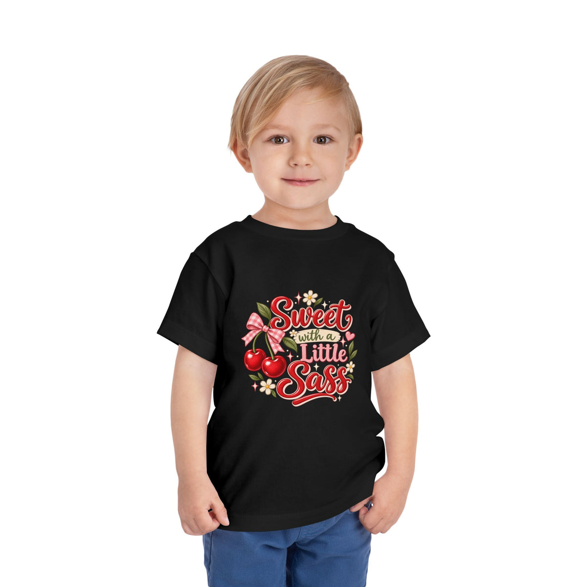 Sweet with a Little Sass Toddler Tee