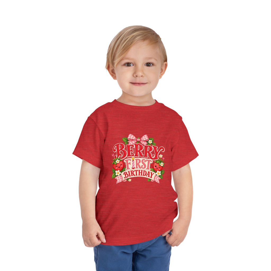 Berry First Birthday Toddler Tee