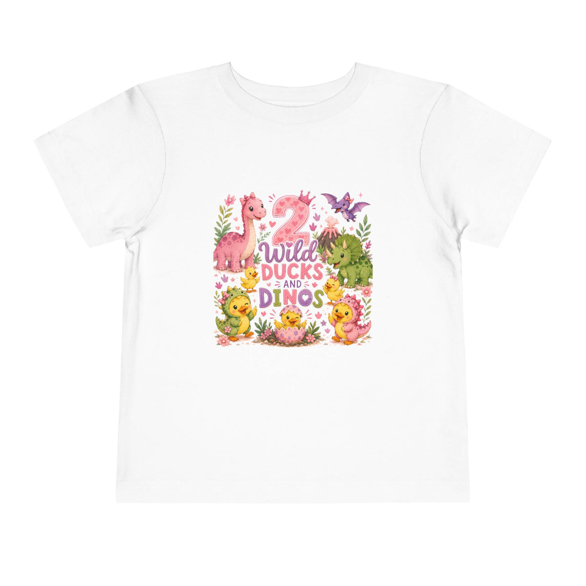 2 Wild Ducks and Dinos Toddler Tee
