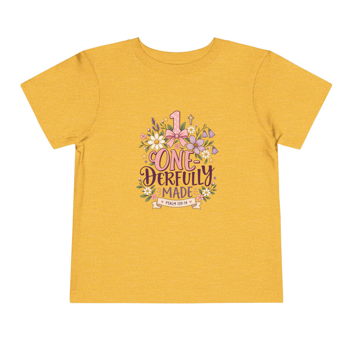 One-derfully Made 1st Birthday Toddler Tee