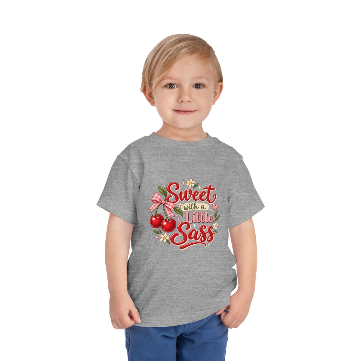 Sweet with a Little Sass Toddler Tee