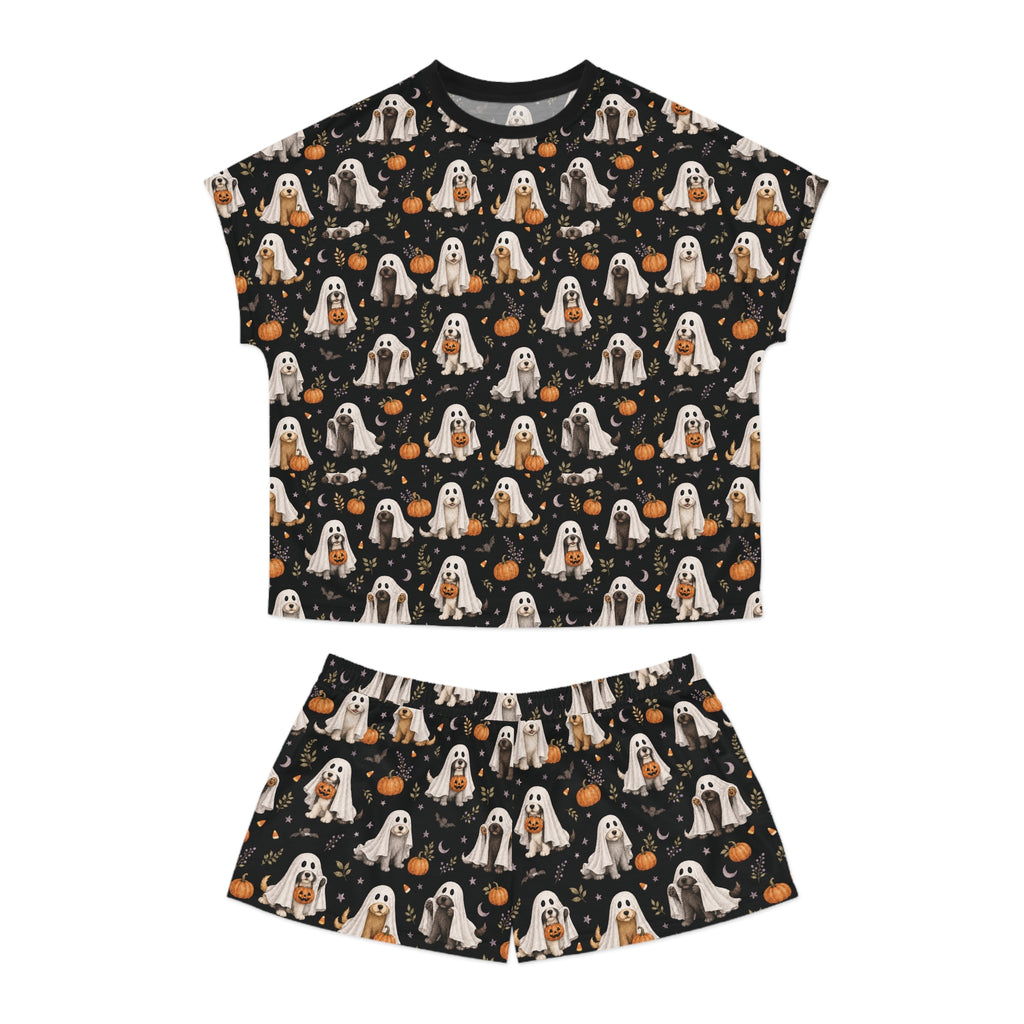 Ghost Dog Pajamas, Women Spooky Season PJs