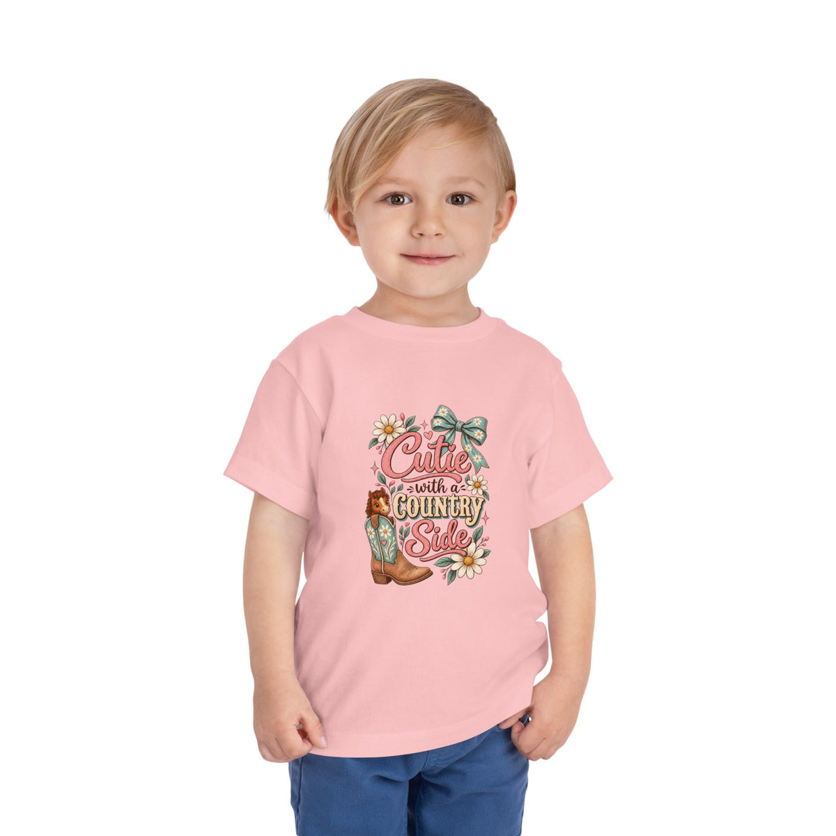 Cutie with a Country Side Toddler Tee