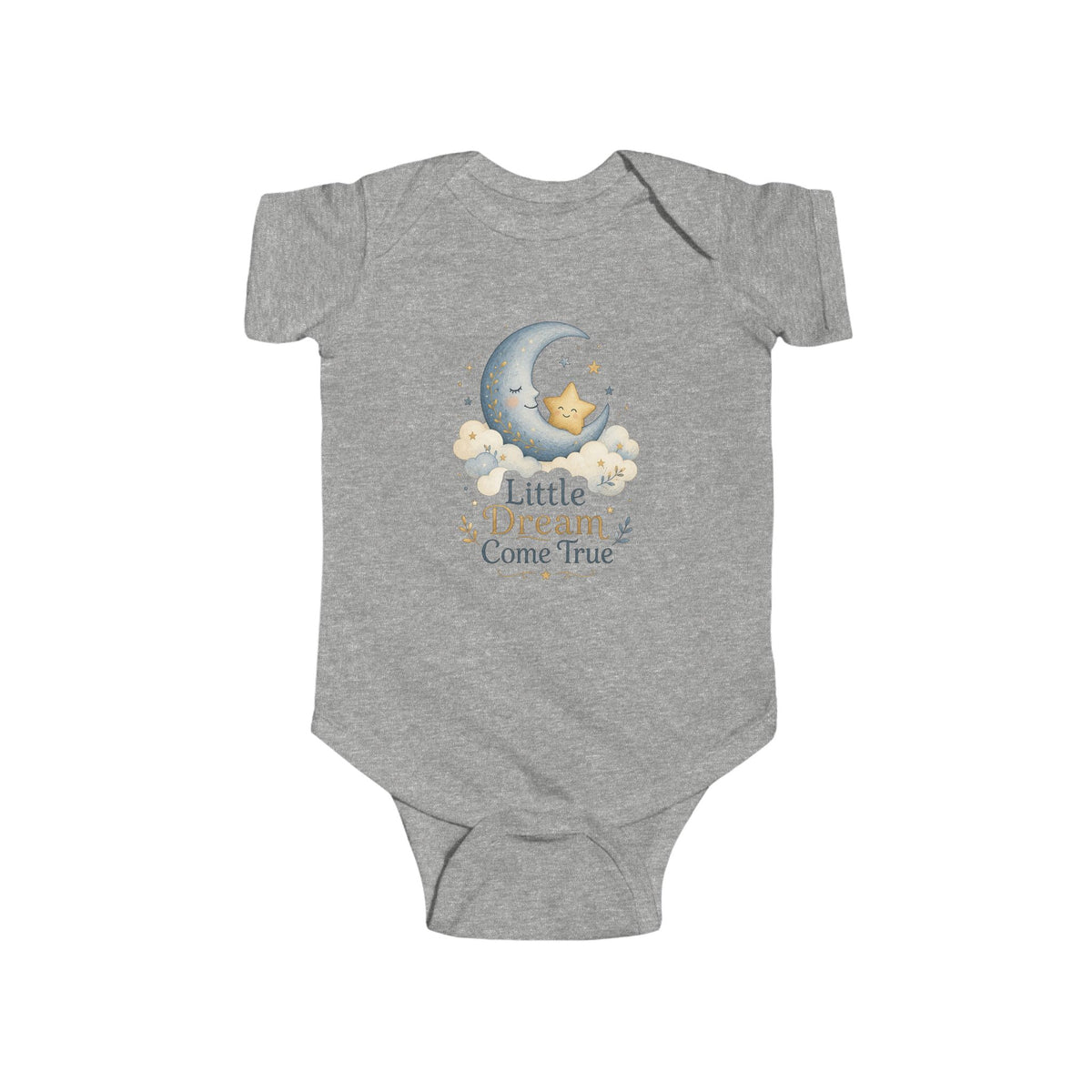 Little Dream Come True moon and stars Infant Bodysuit