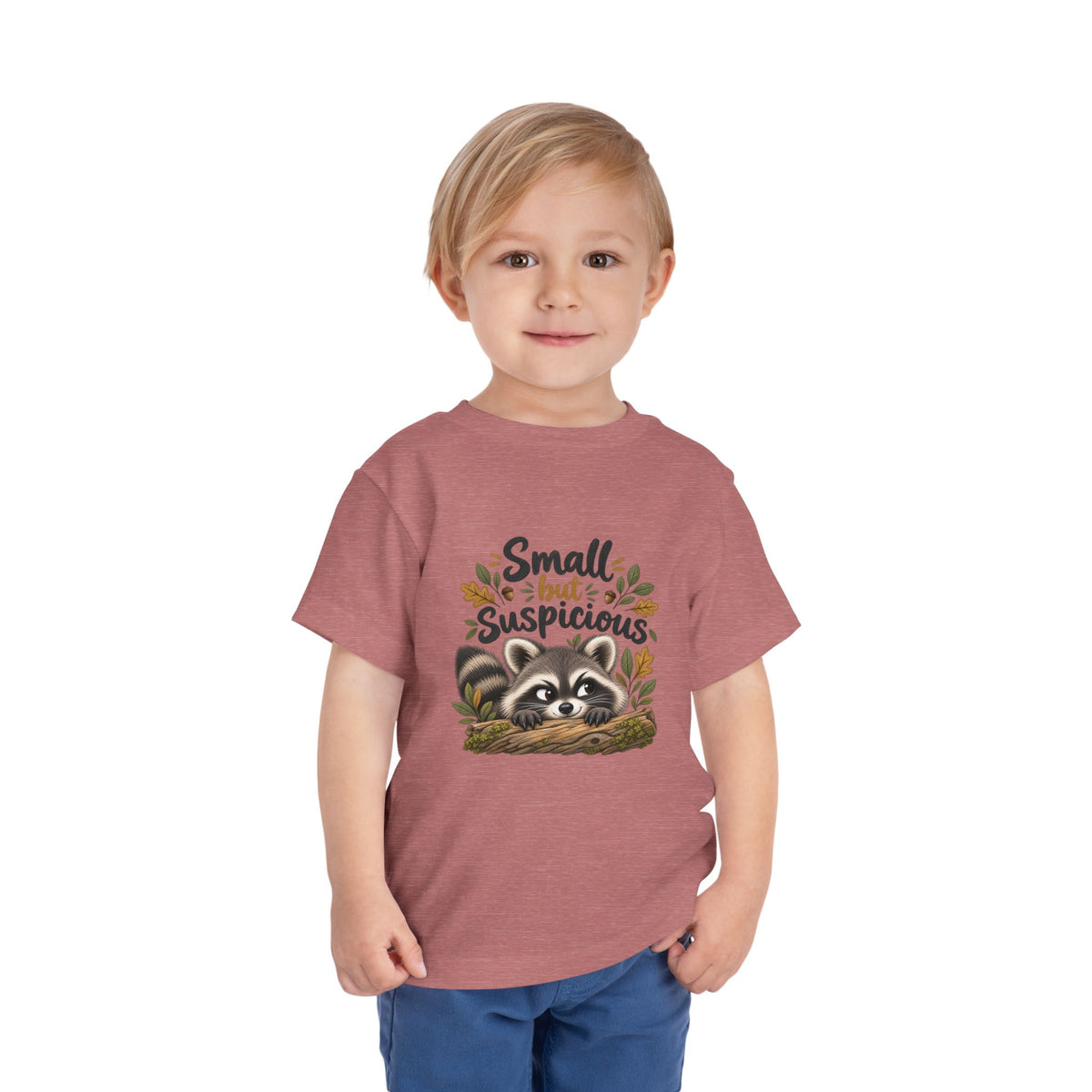 Small but Suspicious Raccoon Toddler Tee