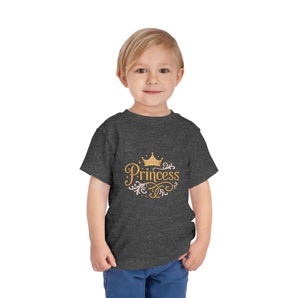 Princess Shirt for Girls, Pink Toddler Graphic Tee, Crown Birthday Outfit, Little Princess Gift, Cute Girls T-Shirt