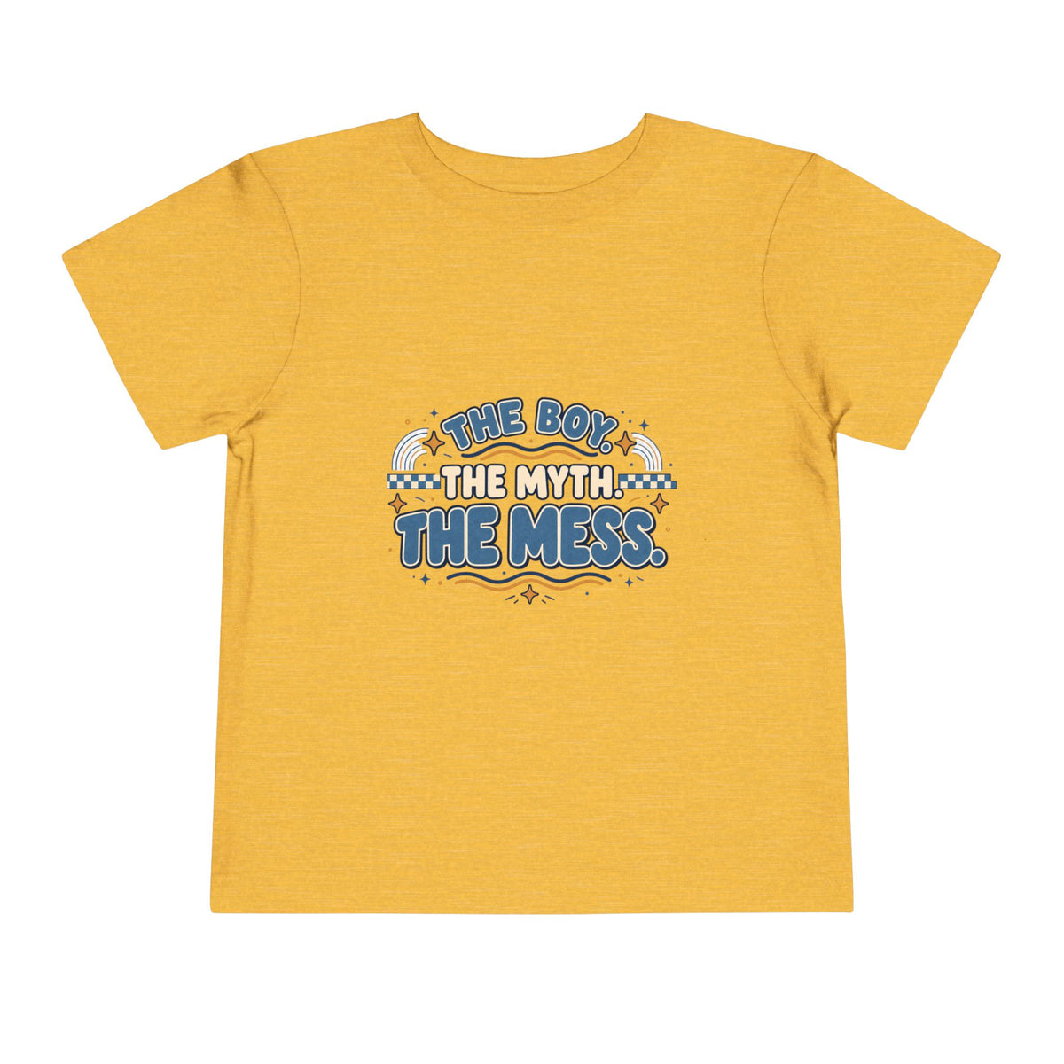 Toddler Tee "The Boy, The Myth, The Mess" — Funny Kids Graphic Shirt
