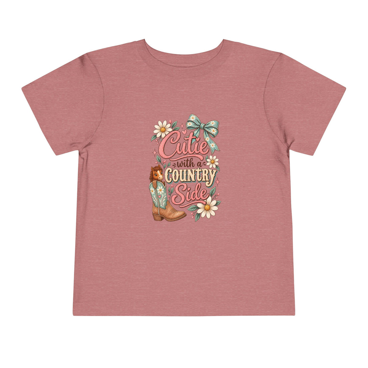 Cutie with a Country Side Toddler Tee