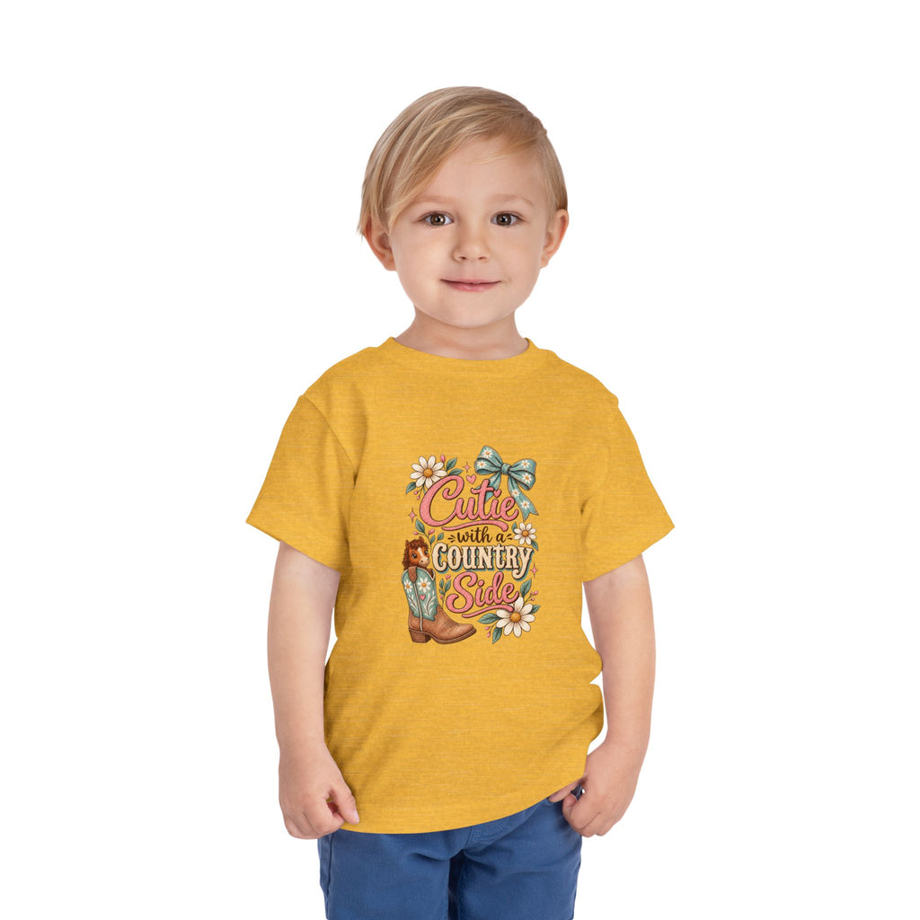 Cutie with a Country Side Toddler Tee