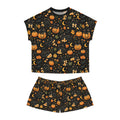 Jack-o'-Lantern Cats Pajama Set | Halloween Pumpkin Pattern