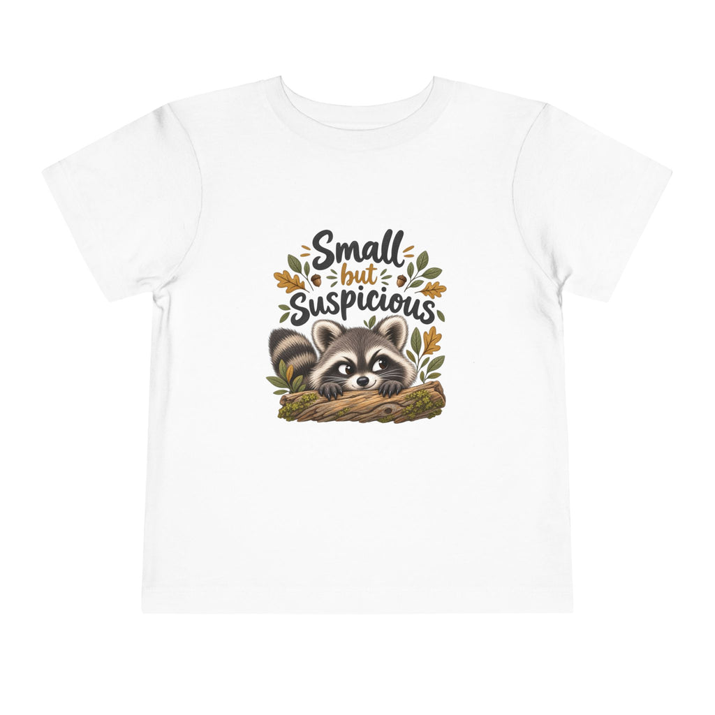 Small but Suspicious Raccoon Toddler Tee