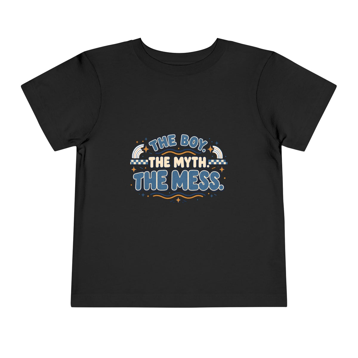 Toddler Tee "The Boy, The Myth, The Mess" — Funny Kids Graphic Shirt