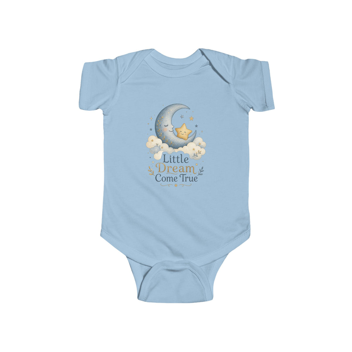 Little Dream Come True moon and stars Infant Bodysuit