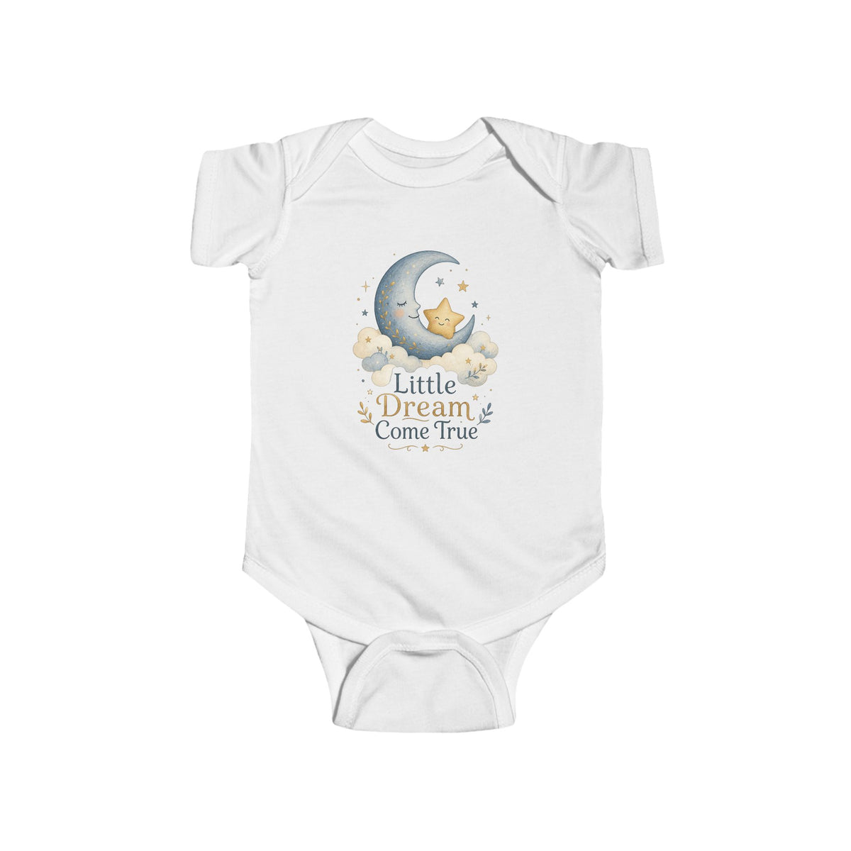 Little Dream Come True moon and stars Infant Bodysuit