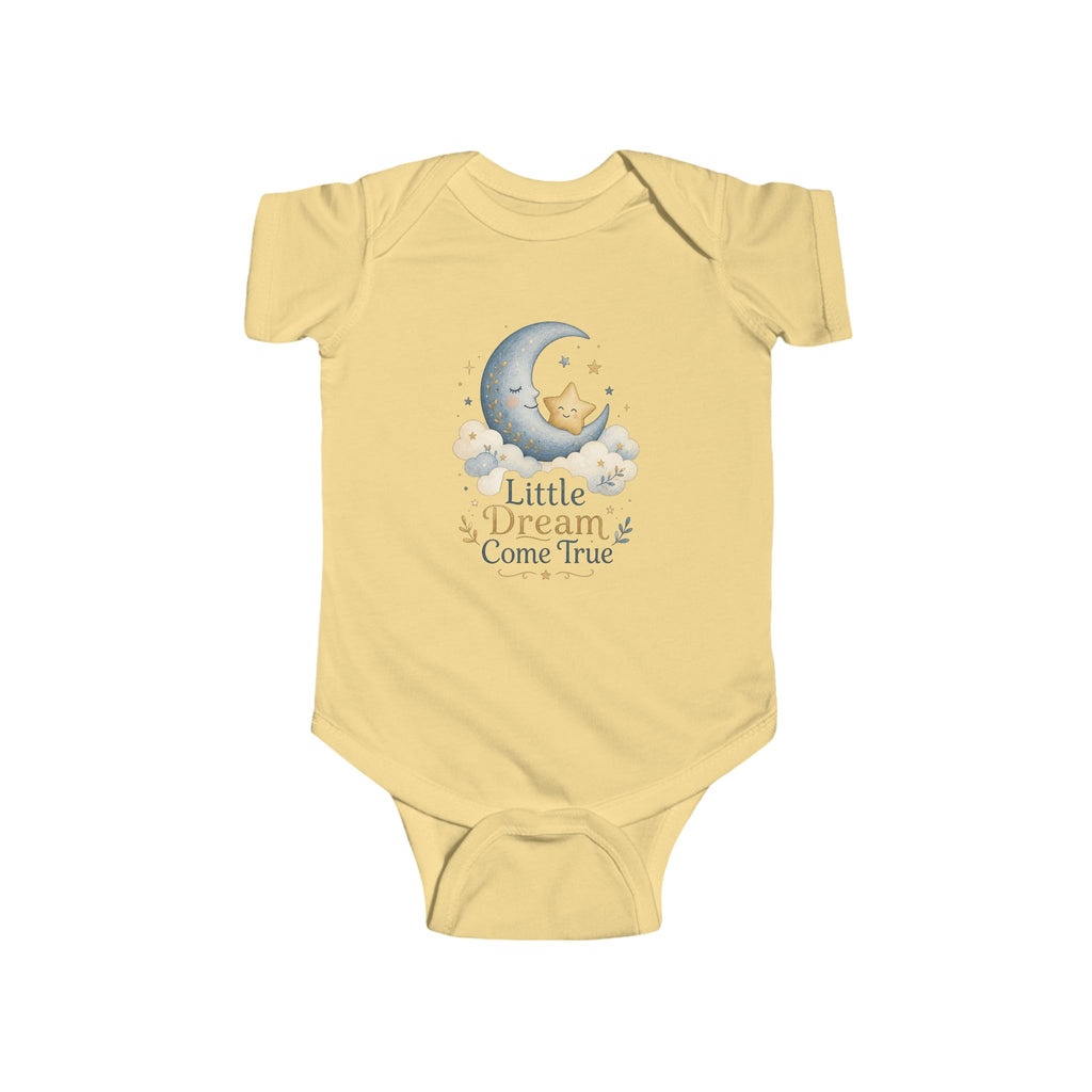 Little Dream Come True moon and stars Infant Bodysuit