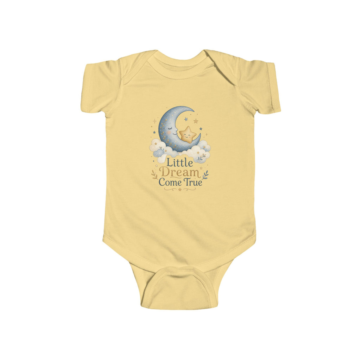 Little Dream Come True moon and stars Infant Bodysuit