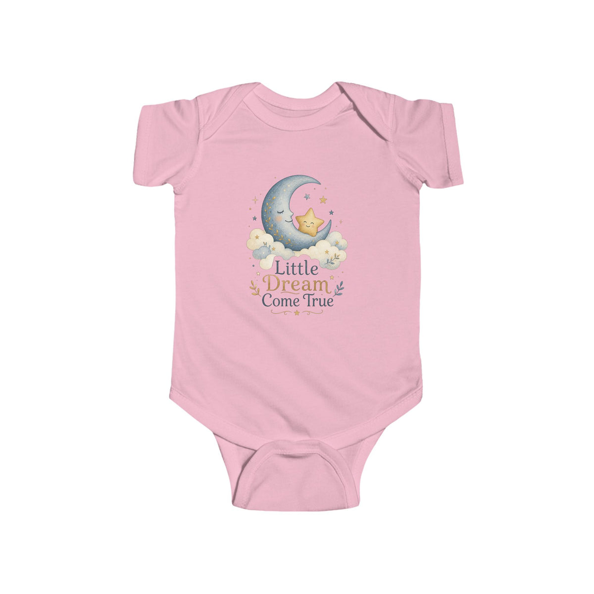Little Dream Come True moon and stars Infant Bodysuit