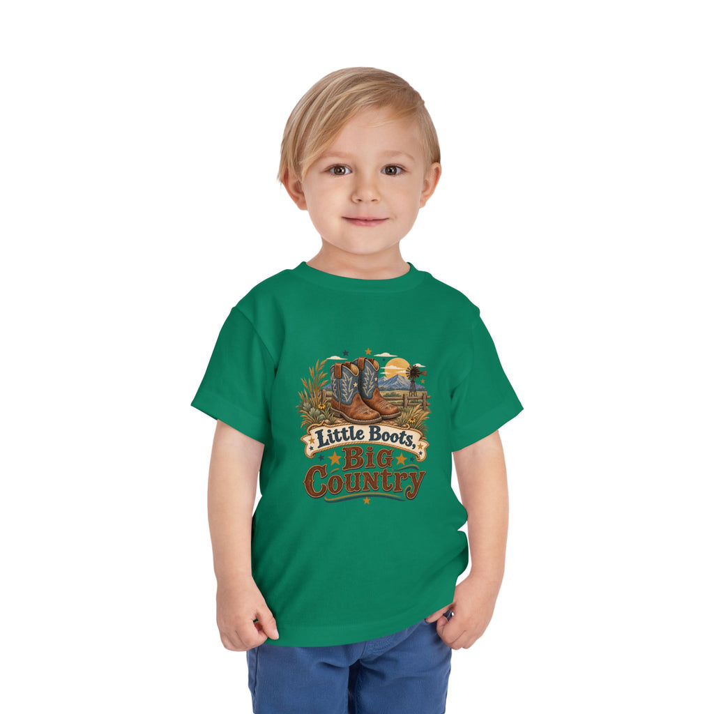 Little Boots Big Country Toddler Tee