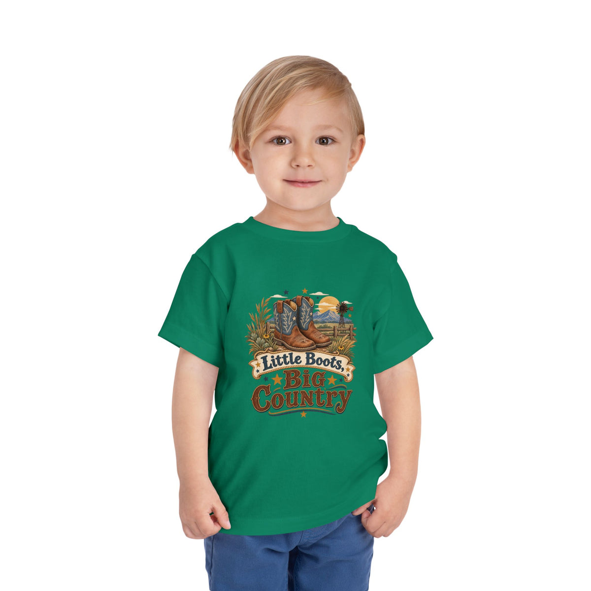 Little Boots Big Country Toddler Tee